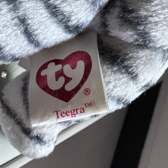 🐯✨ RARE 2007 Ty Beanie Baby “Teegra” – White Tiger – Mint with Tags! ✨🐯 - Picture 10 of 15